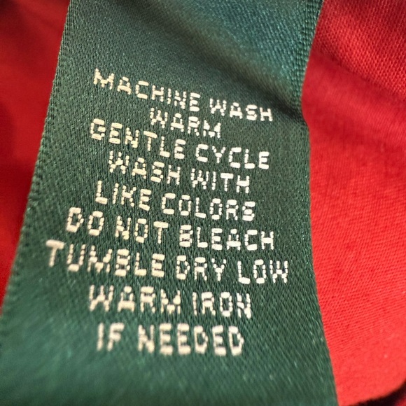 Lauren Ralph Lauren Red Chino Shorts Classic Casual Everyday size 10 inseam 5" - Picture 6 of 6